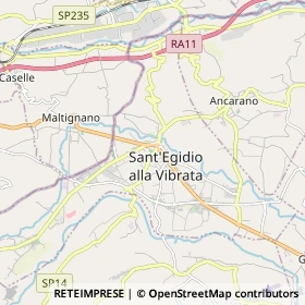 Mappa Sant'Egidio alla Vibrata