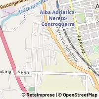 Map Alba Adriatica