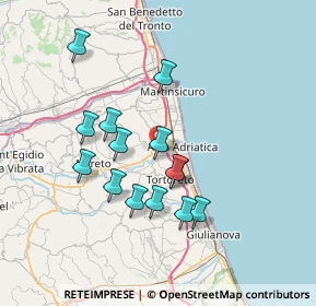 Mappa Via Vibrata, 64010 Colonnella TE, Italia (6.63357)