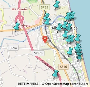 Mappa Via Lino Fracassa, 64011 Alba Adriatica TE, Italia (1.2625)