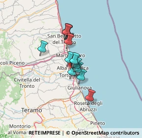 Mappa Via Lino Fracassa, 64011 Alba Adriatica TE, Italia (8.52714)