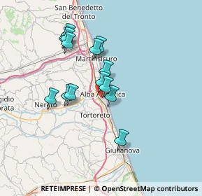 Mappa 64011 Alba Adriatica TE, Italia (6.14643)