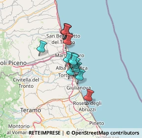 Mappa 64011 Alba Adriatica TE, Italia (8.53429)