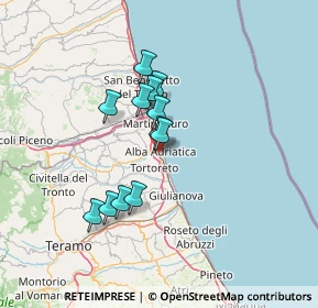 Mappa 64011 Alba Adriatica TE, Italia (11.00833)