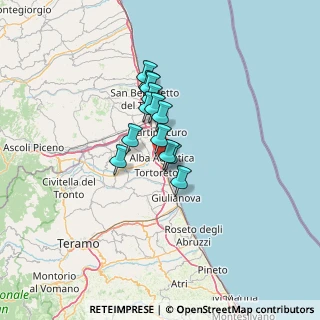 Mappa 64011 Alba Adriatica TE, Italia (8.53923)