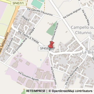 Mappa Viale Trento e Trieste,  49, 06042 Campello sul Clitunno, Perugia (Umbria)