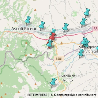 Mappa Viale Genova, 63084 Folignano AP, Italia (5.17538)