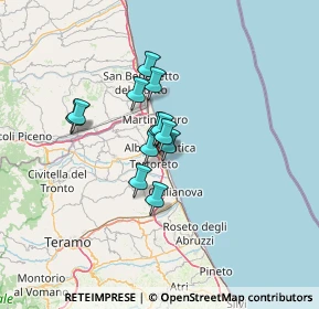Mappa Ss 16 Km 401+77, 64011 Alba Adriatica TE, Italia (8.685)