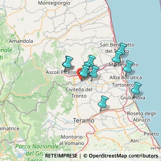 Mappa Contrada Colle Cervinara, 63084 Folignano AP, Italia (11.43818)