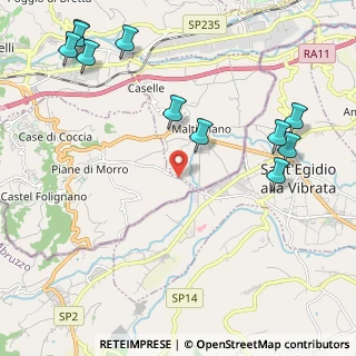 Mappa Contrada Colle Cervinara, 63084 Folignano AP, Italia (2.86182)