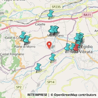 Mappa Contrada Colle Cervinara, 63084 Folignano AP, Italia (2.149)