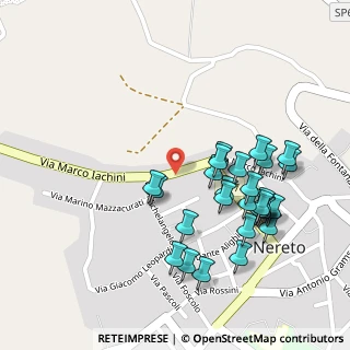 Mappa Via Marco Iachini, 64015 Nereto TE, Italia (0.26333)
