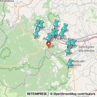 Mappa Sorgente termale di Castel Torsino, 63100 Ascoli Piceno AP, Italia (6.65846)