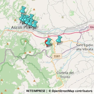 Mappa Via Roma, 63084 Folignano AP, Italia (5.06364)
