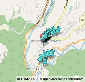 Mappa Via del Lavatoio, 06041 Cerreto di Spoleto PG, Italia (0.176)