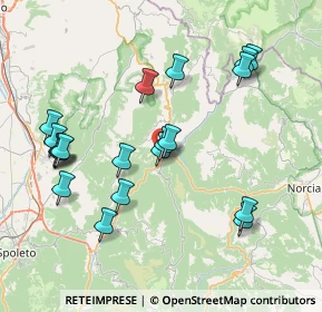 Mappa Via del Lavatoio, 06041 Cerreto di Spoleto PG, Italia (8.5175)