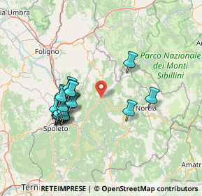 Mappa Via del Lavatoio, 06041 Cerreto di Spoleto PG, Italia (14.241)