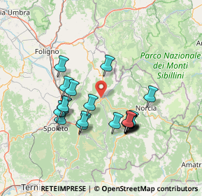 Mappa Via del Lavatoio, 06041 Cerreto di Spoleto PG, Italia (13.3555)