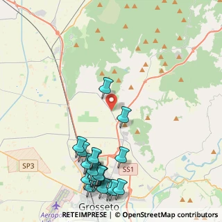 Mappa Strada Provinciale 41 Sbirro, 58100 Grosseto GR, Italia (5.6995)