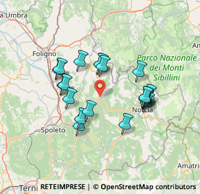 Mappa 06041 Cerreto di Spoleto PG, Italia (12.5325)