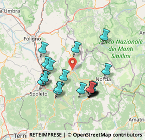 Mappa 06041 Cerreto di Spoleto PG, Italia (13.8535)