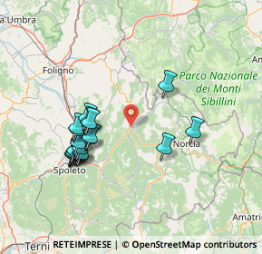 Mappa 06041 Cerreto di Spoleto PG, Italia (14.9505)