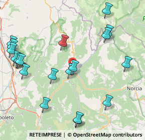 Mappa 06041 Cerreto di Spoleto PG, Italia (10.694)