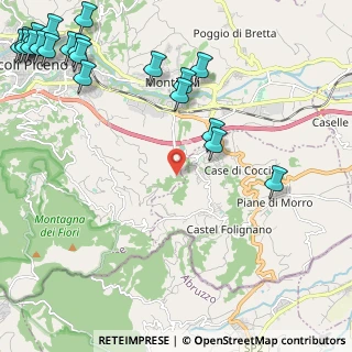 Mappa Localita Cavignano, 63100 Ascoli Piceno AP, Italia (3.4695)