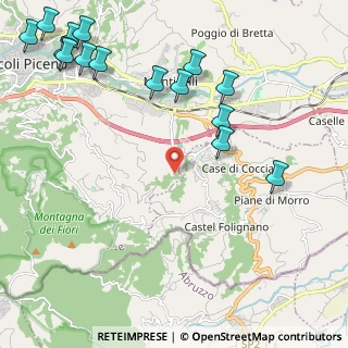 Mappa Localita Cavignano, 63100 Ascoli Piceno AP, Italia (3.05467)