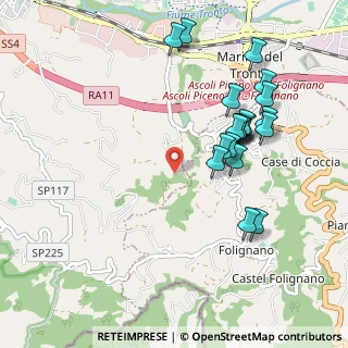 Mappa Localita Cavignano, 63100 Ascoli Piceno AP, Italia (1.047)
