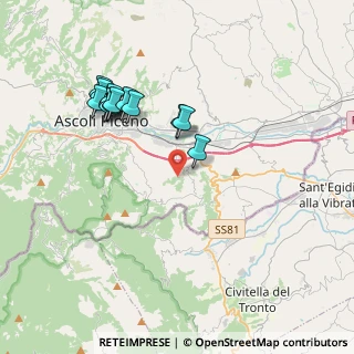 Mappa Localita Cavignano, 63100 Ascoli Piceno AP, Italia (3.95286)