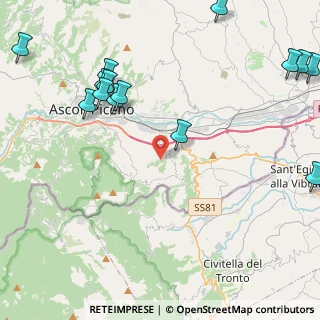 Mappa Localita Cavignano, 63100 Ascoli Piceno AP, Italia (6.08286)