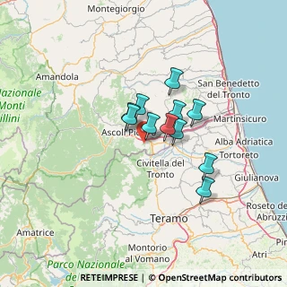 Mappa Localita Cavignano, 63100 Ascoli Piceno AP, Italia (9.25545)