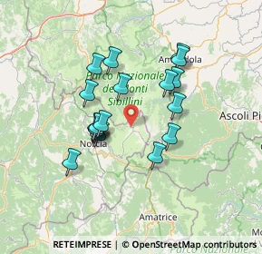 Mappa Via Libia, 06046 Norcia PG, Italia (12.17611)