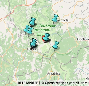 Mappa Via Libia, 06046 Norcia PG, Italia (9.3165)