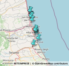 Mappa Lungo Mare Guglielmo Marconi, 64011 Alba Adriatica TE, Italia (10.26615)