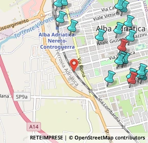 Mappa Via Michetti, 64011 Alba Adriatica TE, Italia (0.753)