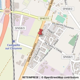 Mappa Via Salaria, 1531, 06042 Campello sul Clitunno, Perugia (Umbria)