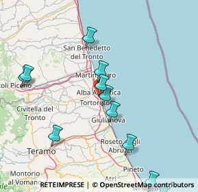 Mappa Via Gorgona, 64011 Alba Adriatica TE, Italia (21.65846)