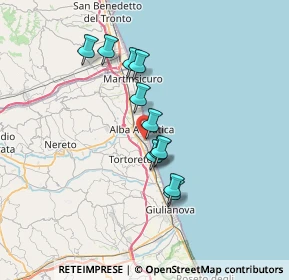 Mappa Via Abruzzo, 64011 Alba Adriatica TE, Italia (5.77727)