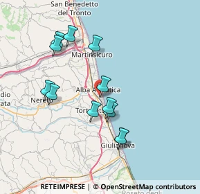Mappa Via Abruzzo, 64011 Alba Adriatica TE, Italia (7.07)