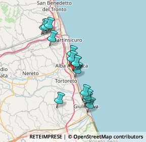 Mappa Via Abruzzo, 64011 Alba Adriatica TE, Italia (6.13429)