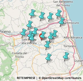 Mappa Via V. Comi, 64010 Torano Nuovo TE, Italia (6.49438)