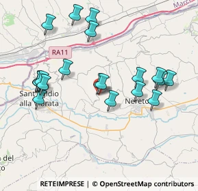 Mappa Via V. Comi, 64010 Torano Nuovo TE, Italia (4.166)
