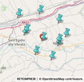 Mappa Via V. Comi, 64010 Torano Nuovo TE, Italia (3.73909)