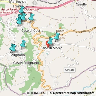 Mappa Viale Venezia, 63084 Folignano AP, Italia (1.42182)