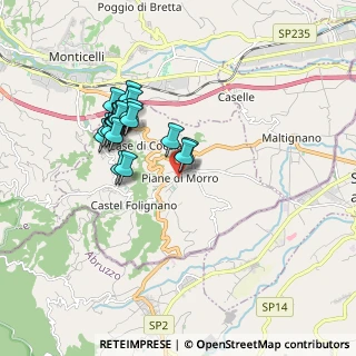 Mappa Zona Ind.le, 63084 Folignano AP, Italia (1.656)