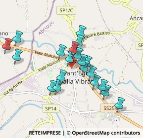 Mappa Via Po, 64016 Sant'Egidio alla Vibrata TE, Italia (0.8385)