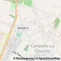 Karte Campello sul Clitunno