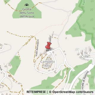 Mappa Via Palazzetto, 1, 06042 Campello sul Clitunno, Perugia (Umbria)